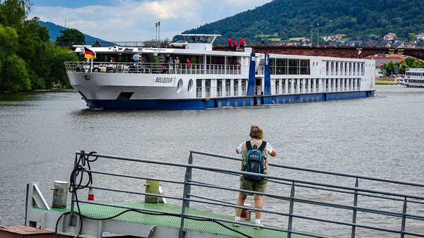 River cruise ship BELLEJOUR in Miltenberg, Germany.