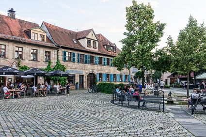 Square in Altstadt, Erlangen