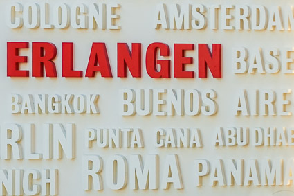 Erlangen Arcades sign