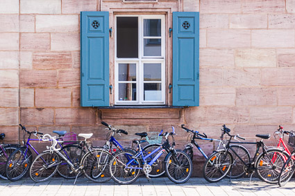 Bicycles in Erlangen