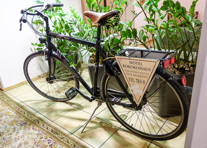 Bicycle at Hotel Rokokohaus, Erlangen