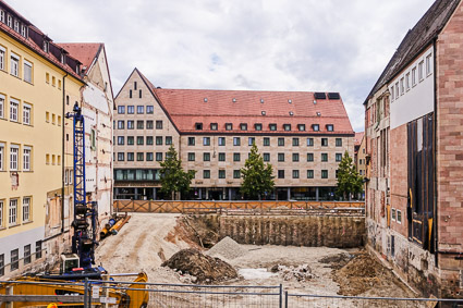 Construction site in Nuremberg