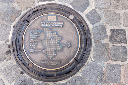 GPS reference point in Nuremberg