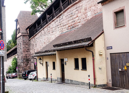 WC in Nuremberg city walls