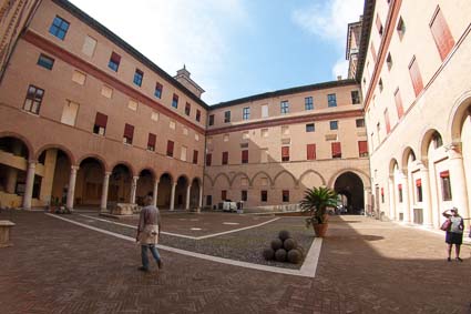 Courtyard of Castle Estense