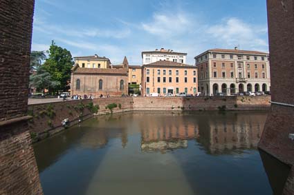 View of Ferrara from Castello Estense