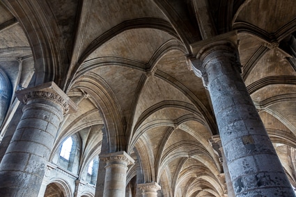 Vaulted ceiling of Notre-Dame Cathedral, Le Havre