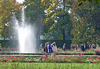 Fountain in Pillnitz park