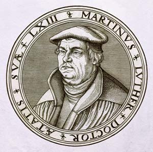 Martin Luther woodcut