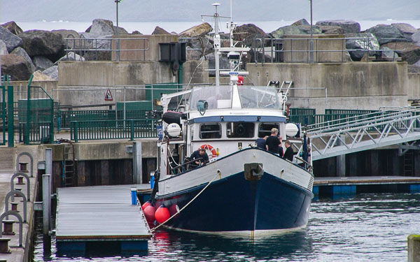 Boat to Sherkin Island in Northern Ireland.