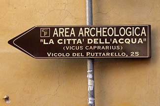 La Città dell'Acqua sign