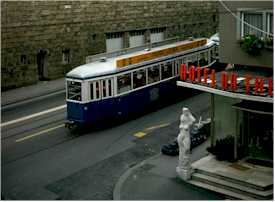 Zurich Geneva tram restaurants Gastrotram Switzerland Zürich VBZ 