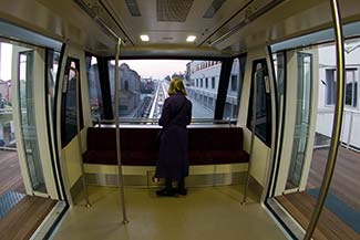Venice People Mover compartment