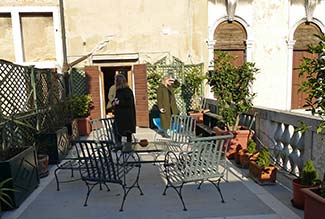 Palazzo Albrizzi roof terrace