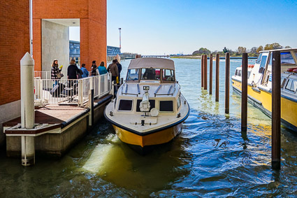 Alilaguna boat at Venice Marco Polo Airport photo