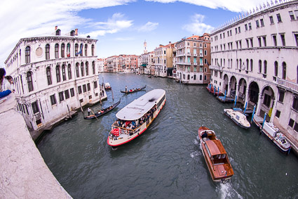 Venice Vaporetto on Grand Canal