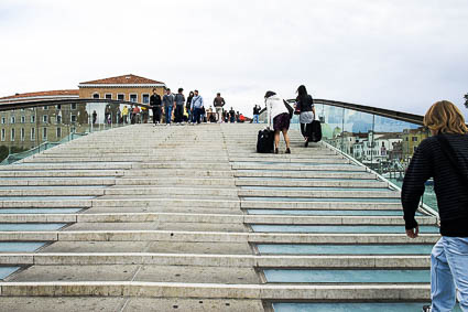 Steps on Calatrava Bridge, Venice