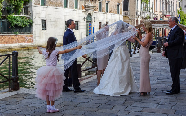 wedding family in Venice