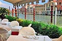 Hotel Principe - tables on Grand Canal