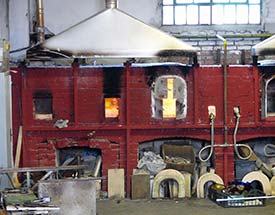 Murano glass furnace