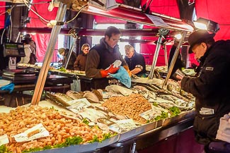 Rialto Fish Market in winter